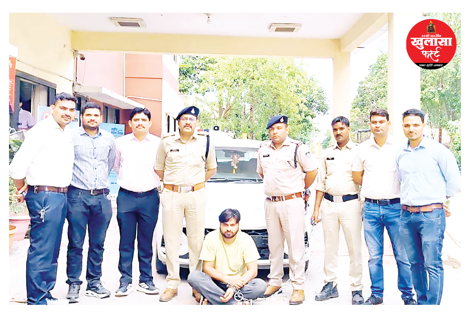 ड्रोन से अंतरराज्यीय सतपाल फौजी गैंग का सदस्य धराया