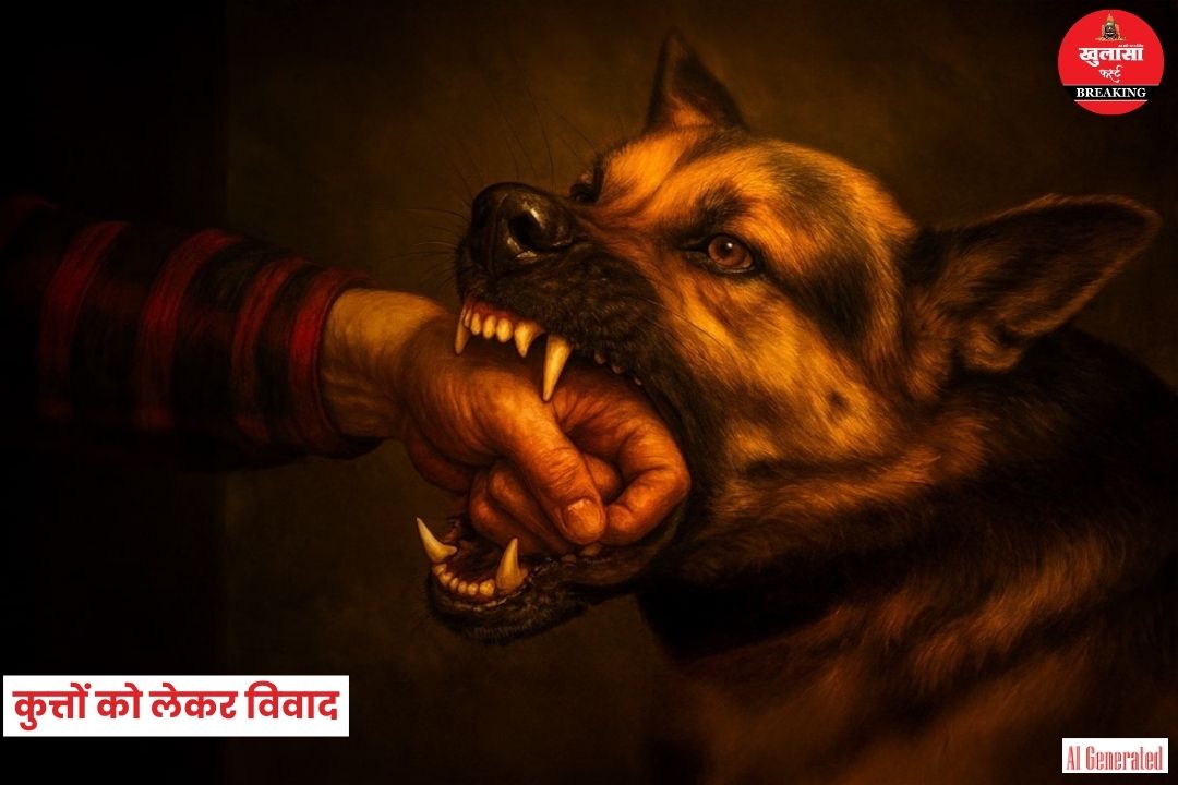 कुत्तों को लेकर विवाद